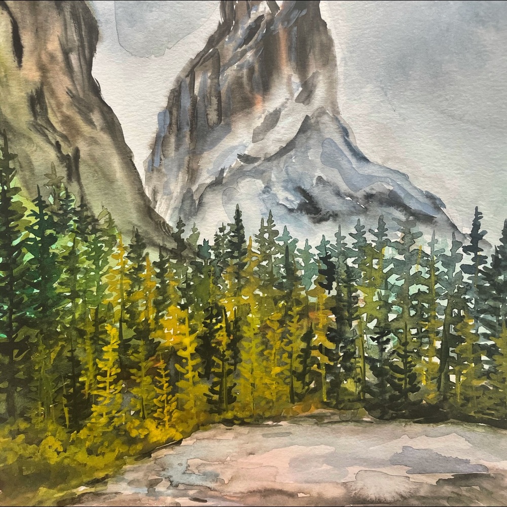 Watercolor painting